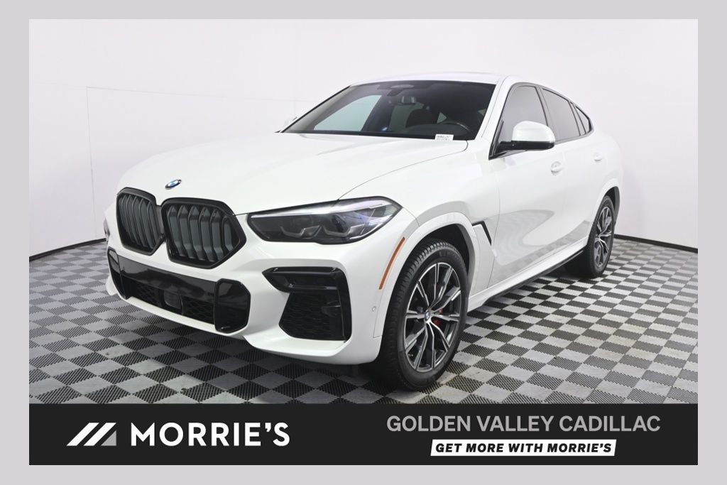 Mineral White Metallic 2022 BMW X6 SUV / Crossover All-Wheel Drive 8-Speed Automatic