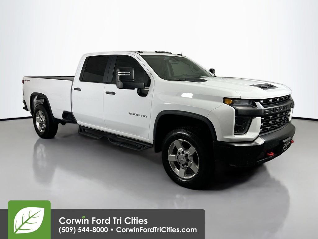 Summit White 2020 Chevrolet Silverado 2500HD Work Truck Crew Cab 4WD Pickup Truck Four-Wheel Drive 6-Speed Automatic
