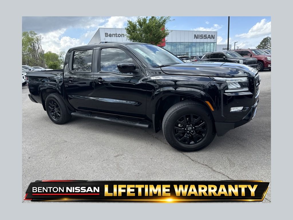 Super Black 2023 Nissan Frontier SV Crew Cab RWD Pickup Truck 4X2 9-Speed Automatic