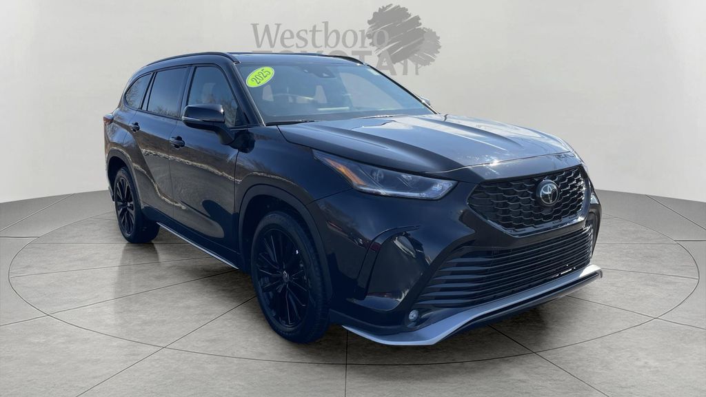 Midnight Black Metallic 2025 Toyota Highlander XSE AWD SUV / Crossover All-Wheel Drive 8-Speed Automatic