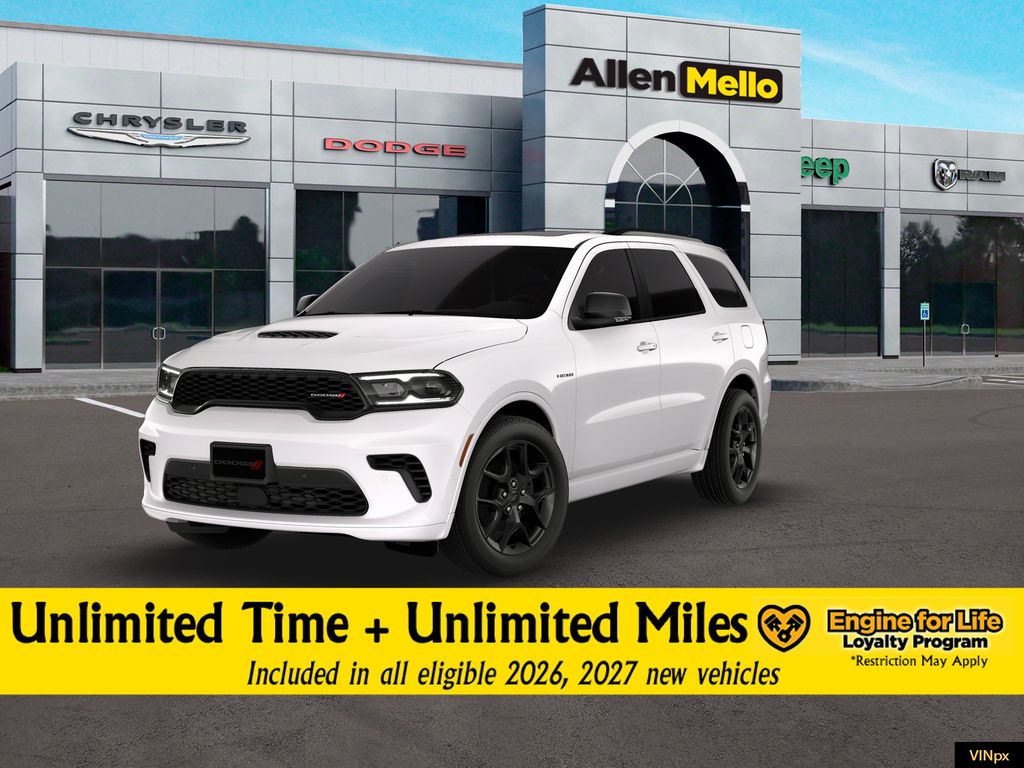 White Knuckle Clearcoat 2026 Dodge Durango SUV / Crossover All-Wheel Drive 8-Speed Automatic