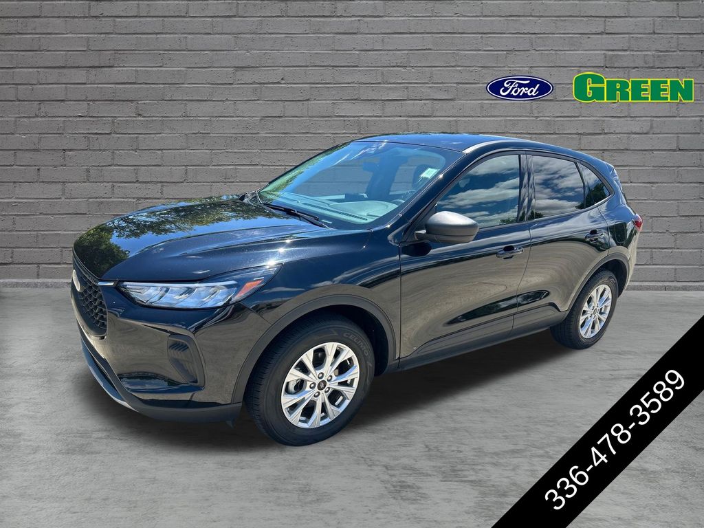 Agate Black Metallic 2025 Ford Escape SUV / Crossover All-Wheel Drive 8-Speed Automatic