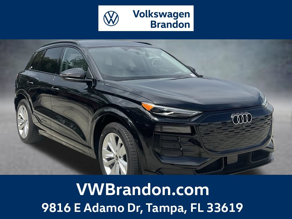 Mythos Black Metallic 2025 Audi Q6 e-tron SUV / Crossover Rear-Wheel Drive Automatic