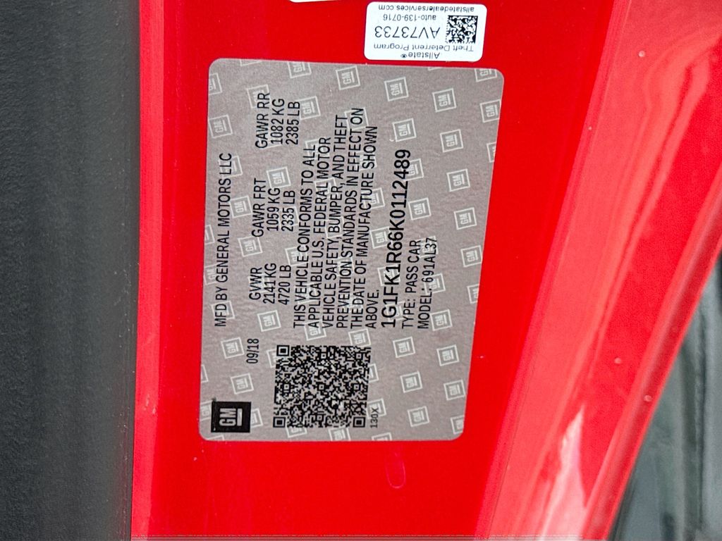 Used 2019 Red Chevrolet ZL1 image 32