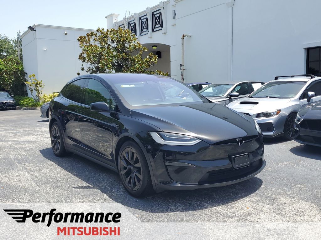 Black 2022 Tesla Model X SUV / Crossover All-Wheel Drive 1-Speed Automatic