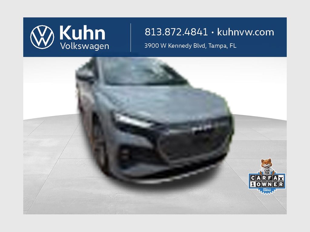 Pebble Gray 2023 Audi Q4 e-tron SUV / Crossover Rear-Wheel Drive Automatic