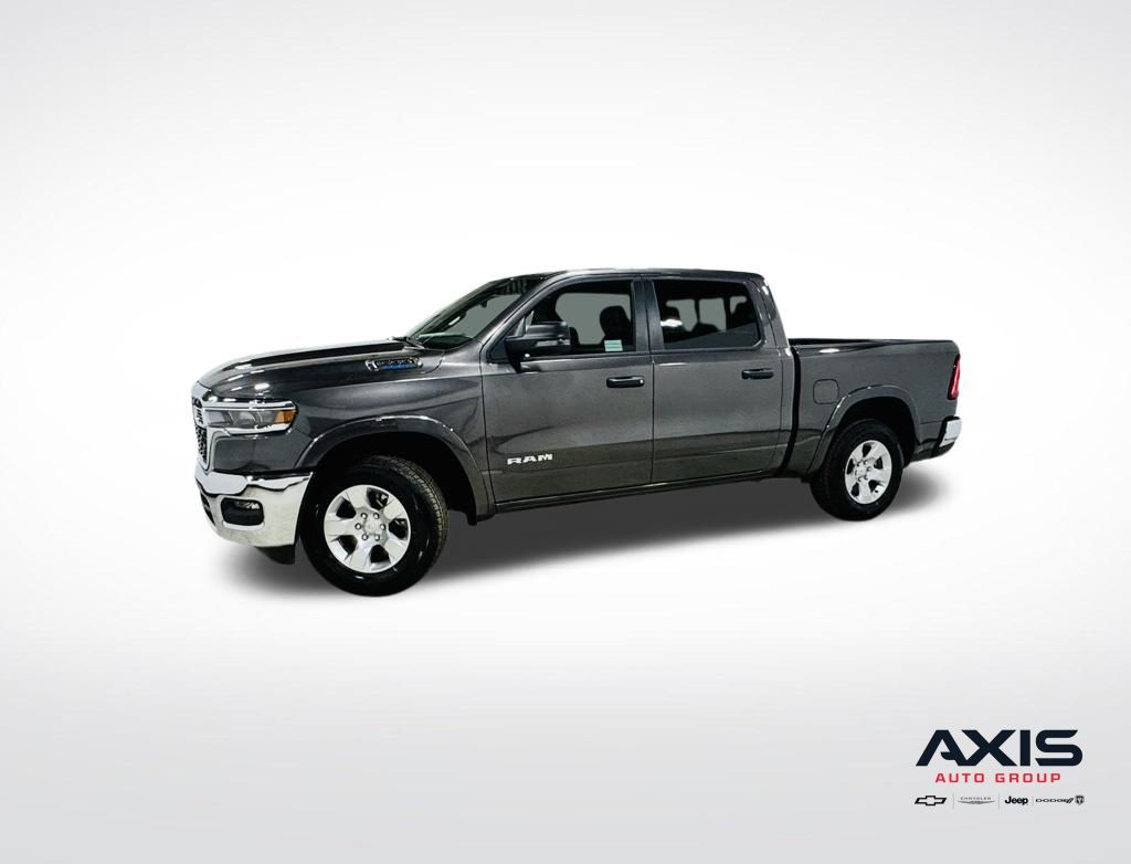Gray (Granite Crystal Metallic Clearcoat) 2026 RAM 1500 Pickup Truck Four-Wheel Drive 8-Speed Automatic