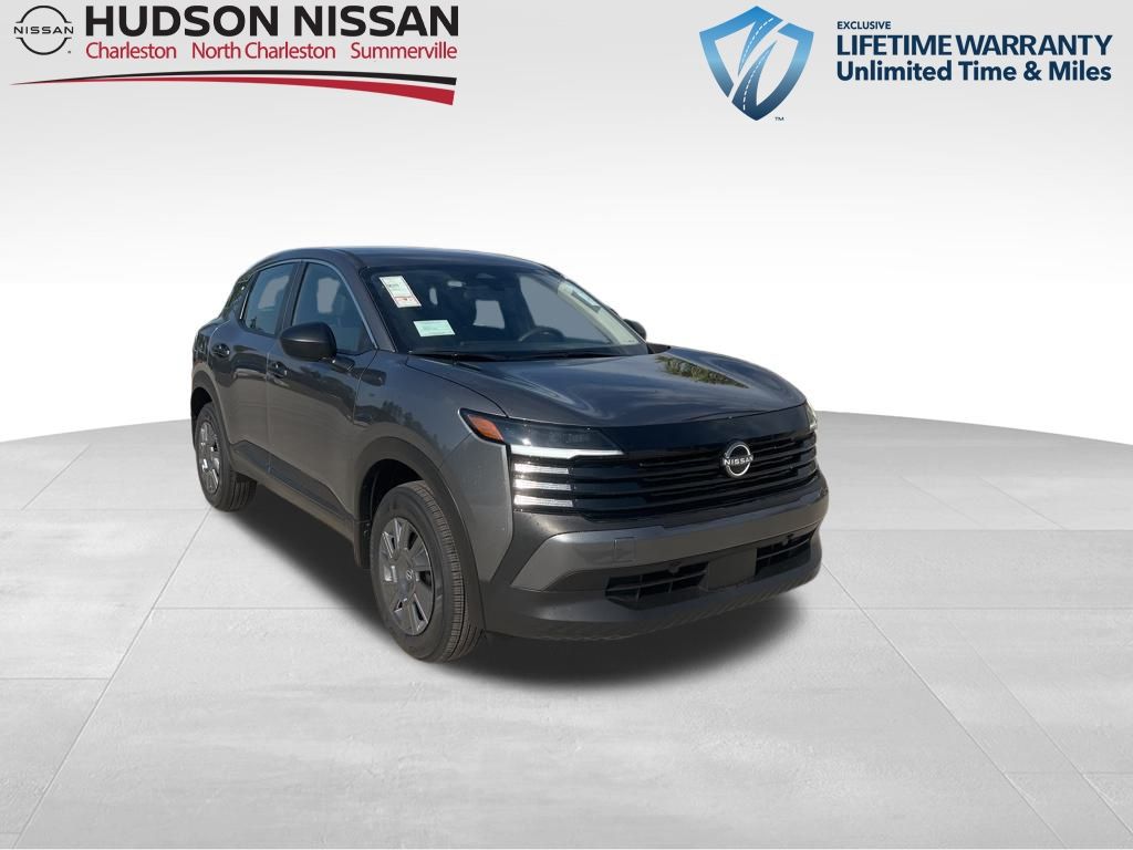2025 Gun Metallic Nissan Kicks S SUV