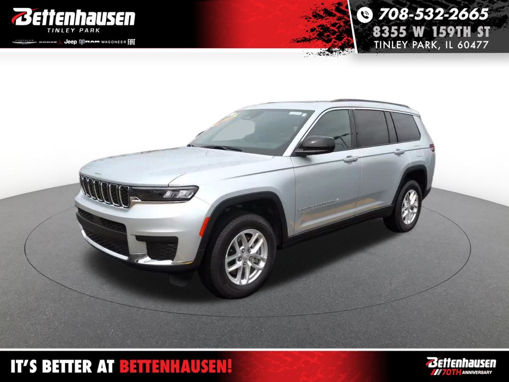 Silver Zynith 2025 Jeep Grand Cherokee L Laredo 4WD SUV / Crossover Four-Wheel Drive 8-Speed Automatic
