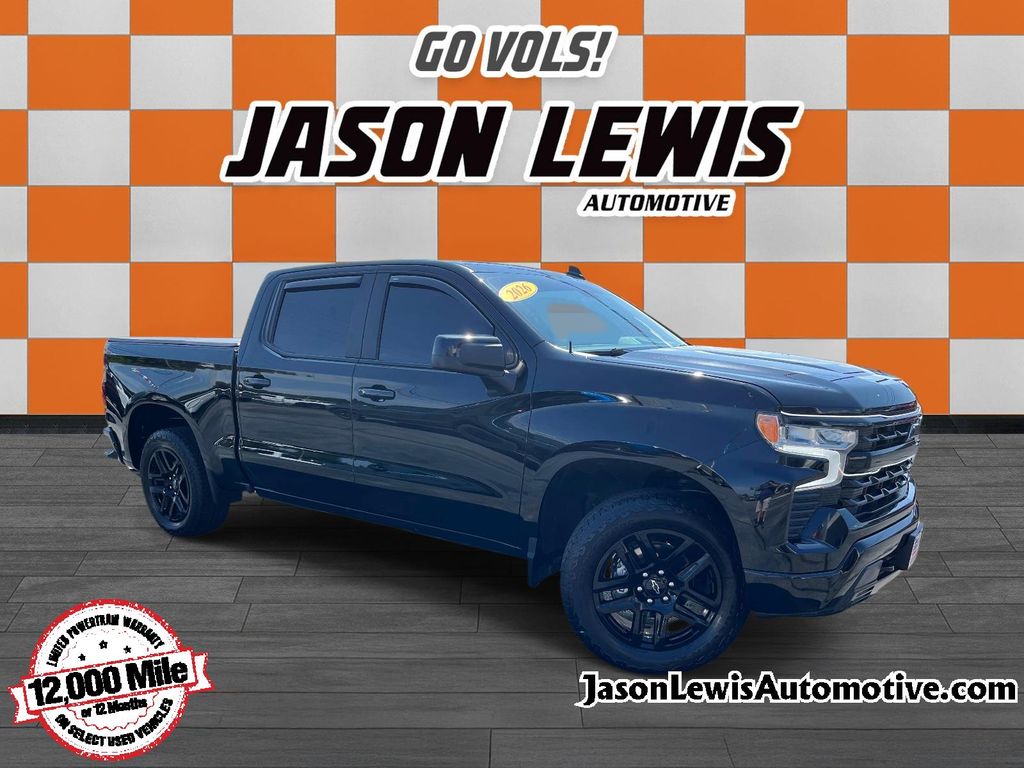 Black 2026 Chevrolet Silverado 1500 Pickup Truck Four-Wheel Drive 8-Speed Automatic