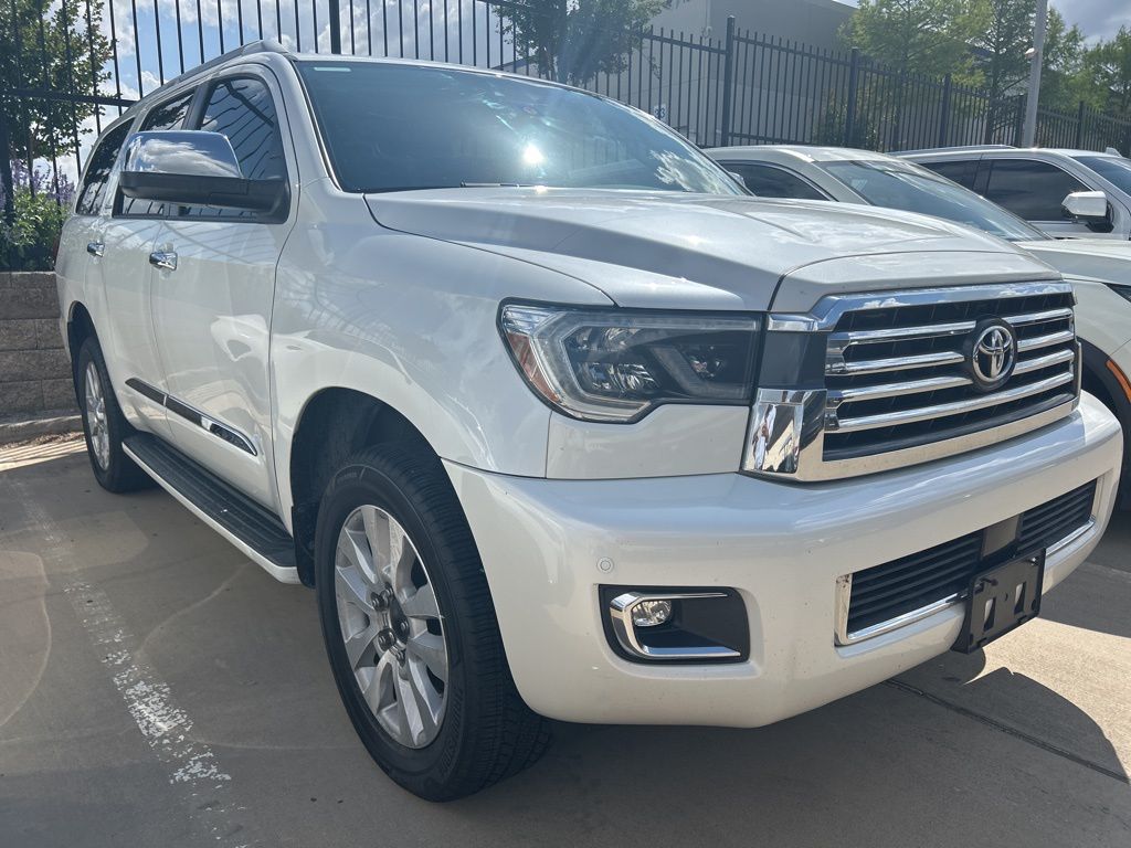 White (Blizzard Pearl) 2019 Toyota Sequoia Platinum 4WD SUV / Crossover Four-Wheel Drive 6-Speed Automatic