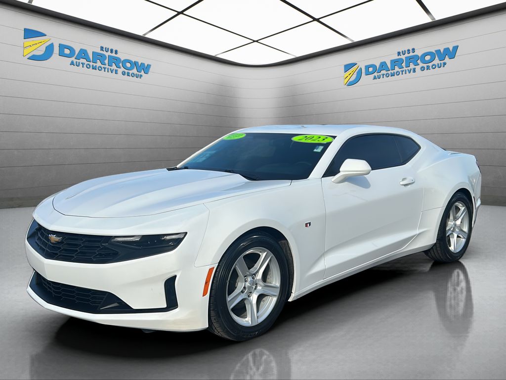Summit White 2023 Chevrolet Camaro 1LT Coupe RWD Coupe Rear-Wheel Drive 8-Speed Automatic