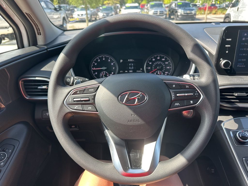 2022 Quartz White Hyundai Santa Fe SEL AWD SUV