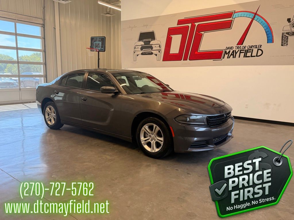Gray (Granite Crystal Metallic Clearcoat) 2022 Dodge Charger SXT RWD Sedan Rear-Wheel Drive 8-Speed Automatic