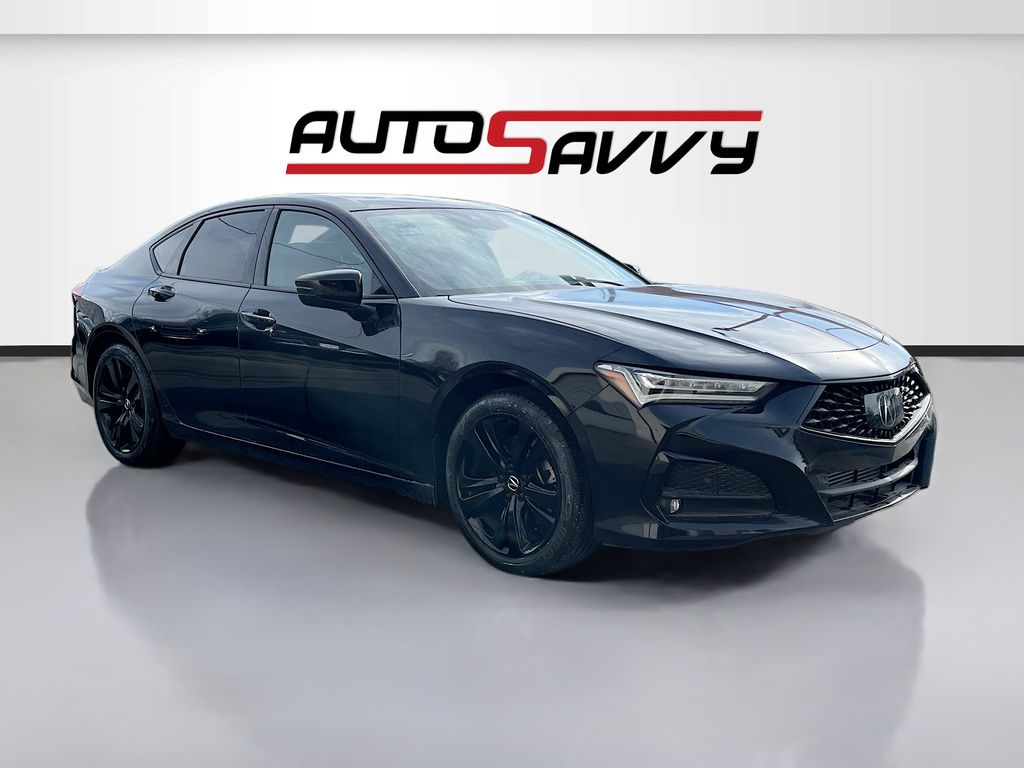 Black 2022 Acura TLX Sedan All-Wheel Drive Automatic