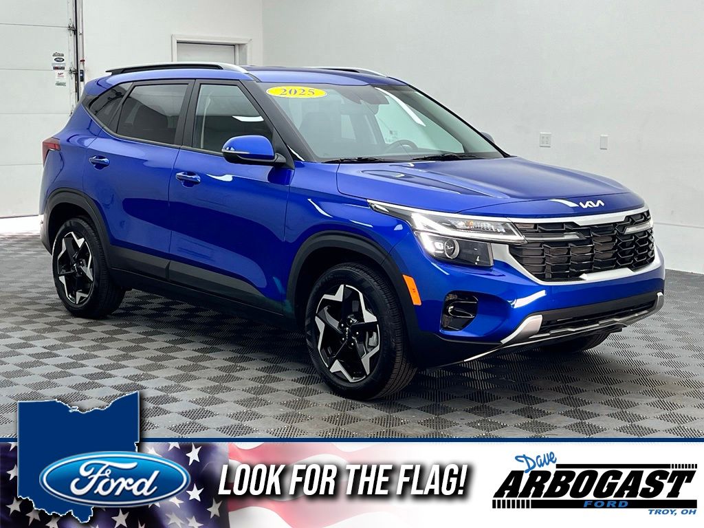 Neptune Blue 2025 Kia Seltos SUV / Crossover All-Wheel Drive Continuously Variable Transmission