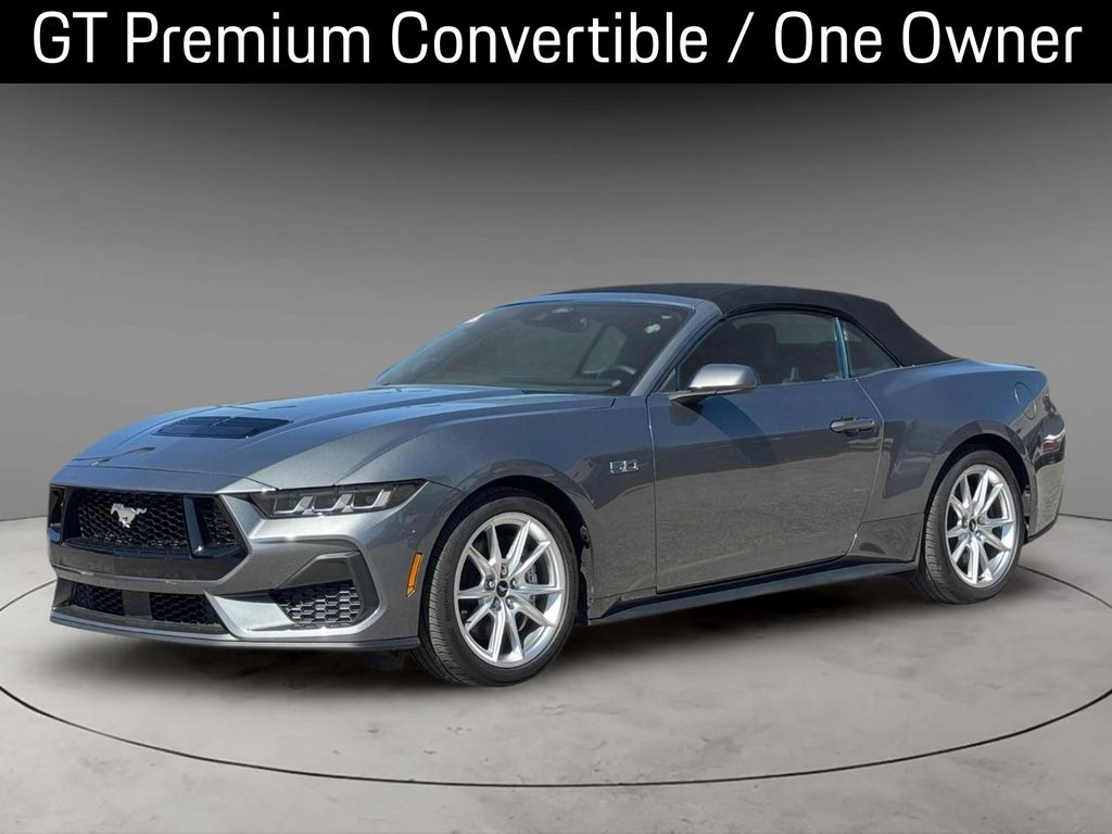 Carbonized Gray Metallic 2025 Ford Mustang Convertible Rear-Wheel Drive 6-Speed Manual