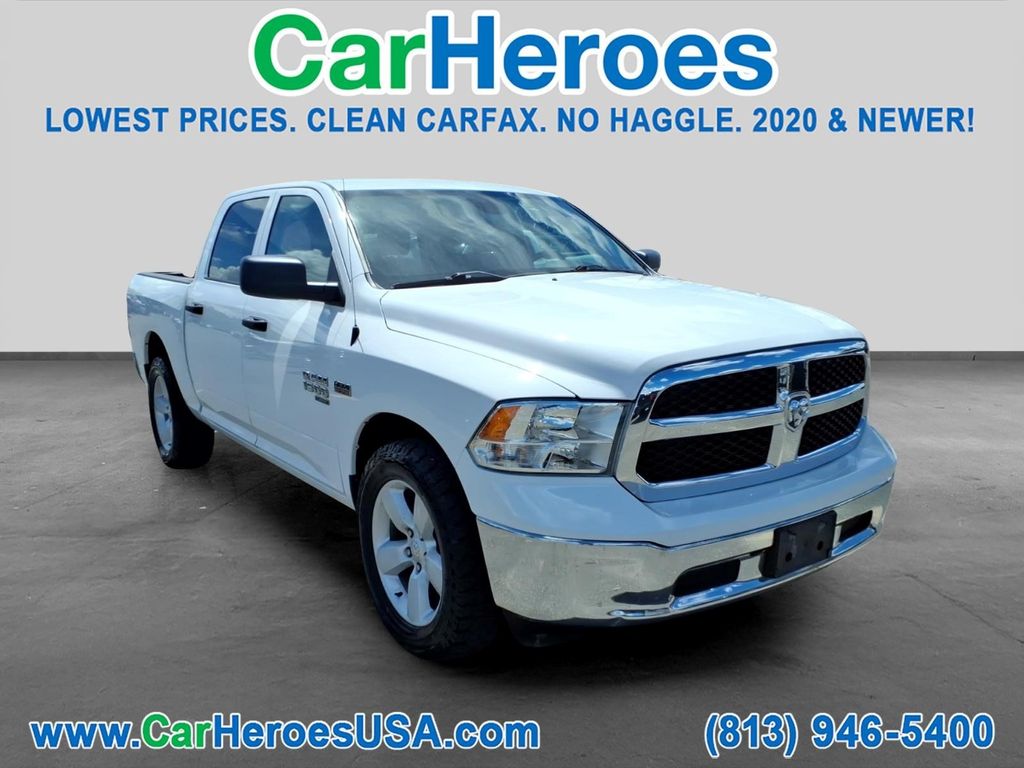 Bright White Clearcoat 2022 RAM 1500 Pickup Truck Four-Wheel Drive 8-Speed Automatic