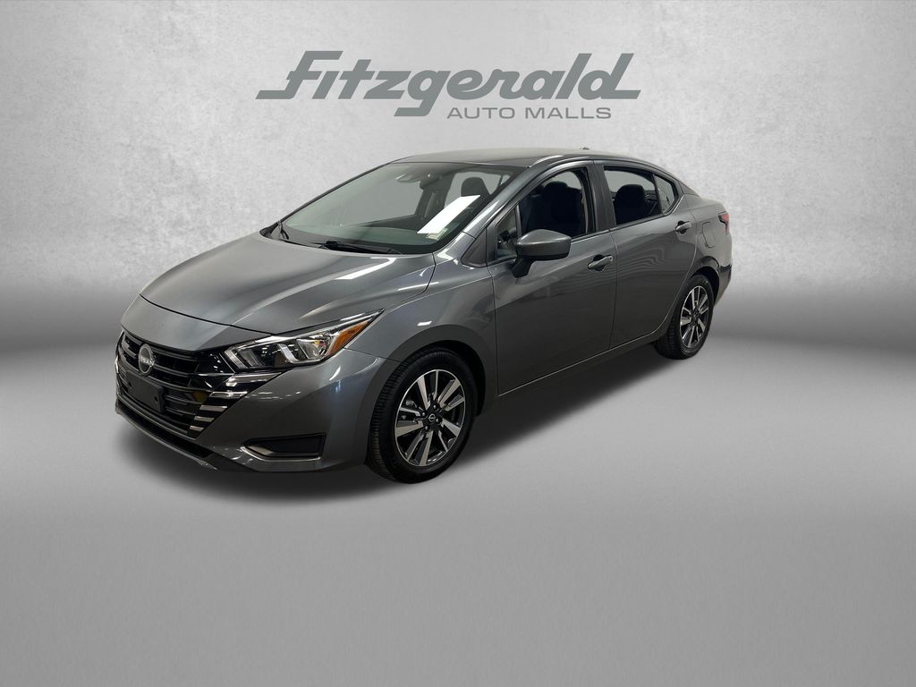 Gray (Gun Metallic) 2024 Nissan Versa Sedan Front-Wheel Drive Continuously Variable Transmission