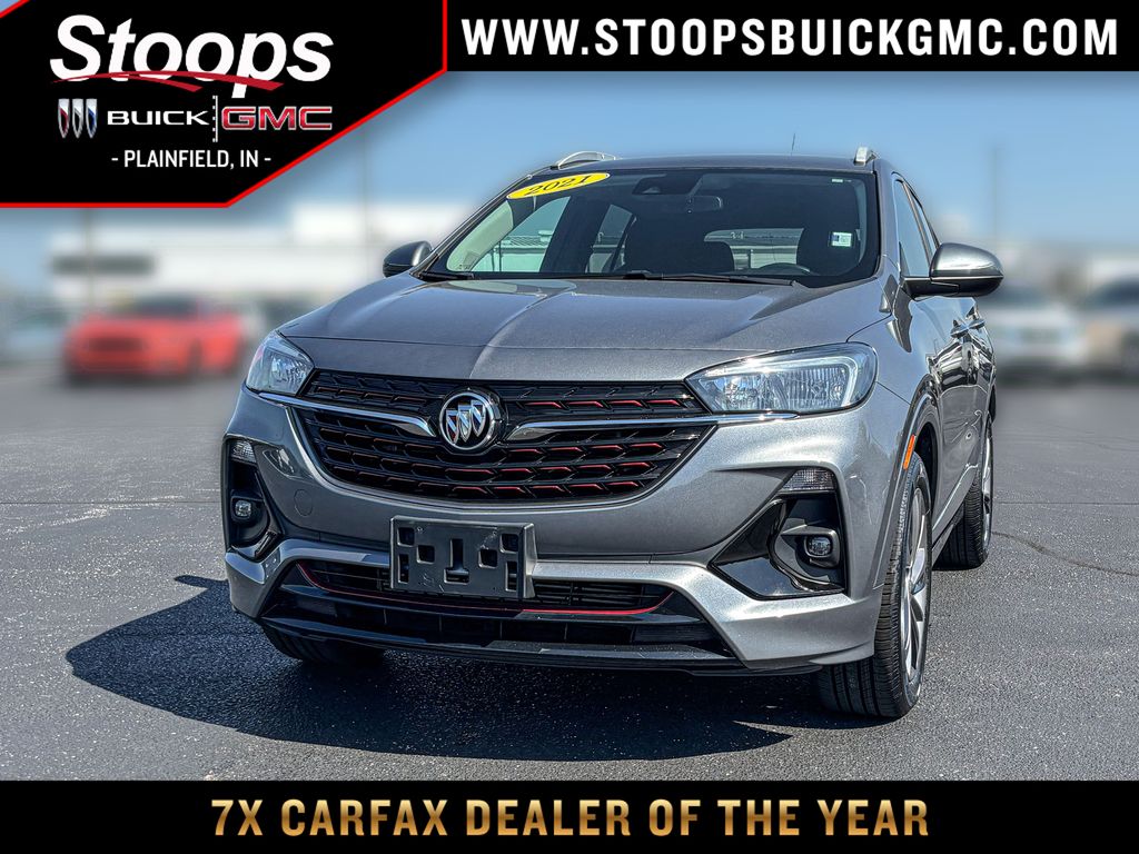 Satin Steel Gray Metallic 2021 Buick Encore GX SUV / Crossover Front-Wheel Drive Continuously Variable Transmission