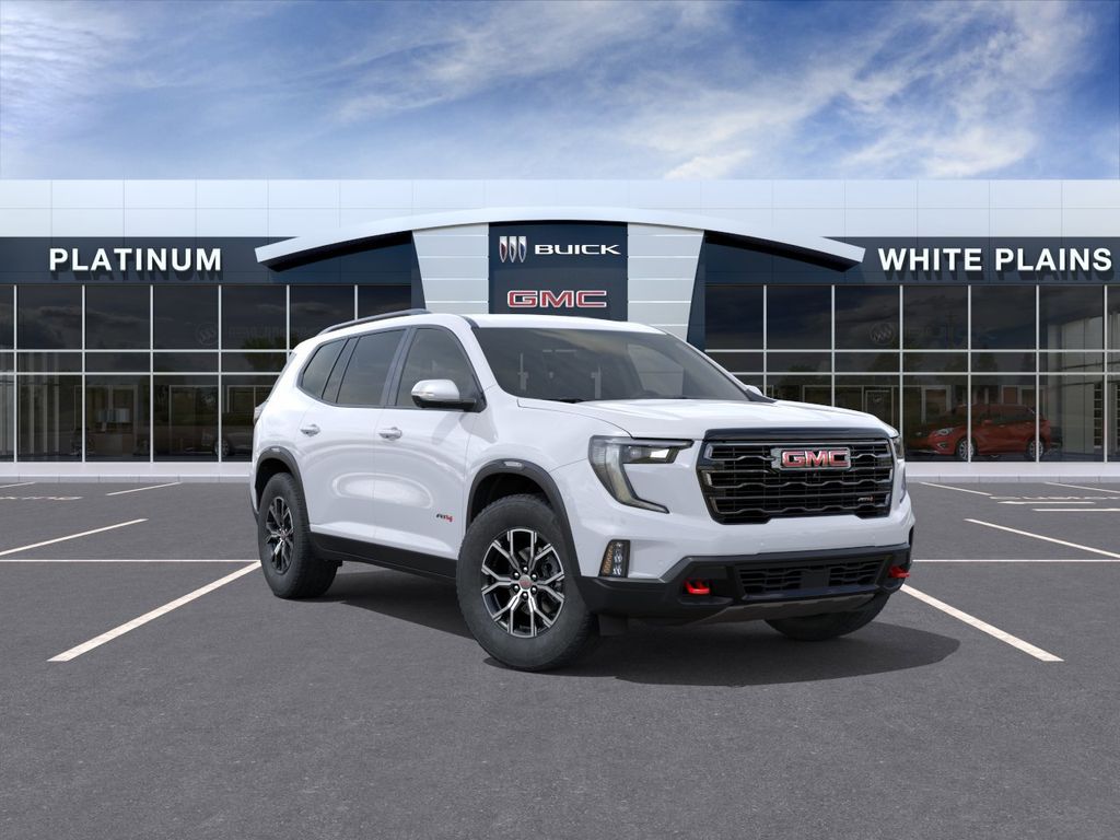 Glacier White Tricoat 2026 GMC Acadia AT4 AWD SUV / Crossover Four-Wheel Drive 8-Speed Automatic
