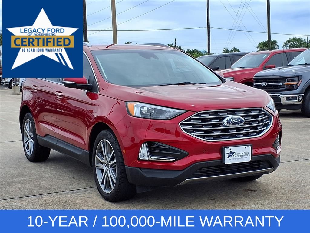 2023 Ford Edge Titanium Red at Cook Ford