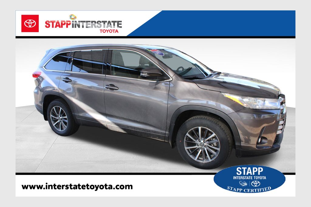 Predawn Gray Mica 2017 Toyota Highlander XLE AWD SUV / Crossover All-Wheel Drive 8-Speed Automatic
