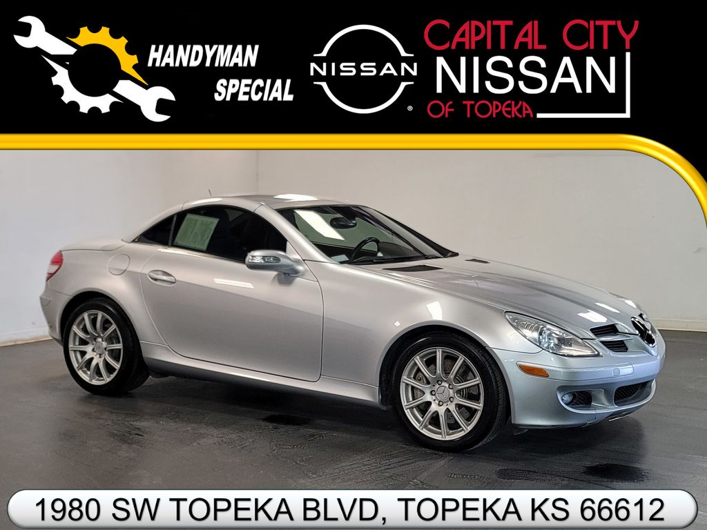 Pewter Metallic 2007 Mercedes-Benz SLK 350 Convertible Rear-Wheel Drive 7-Speed Automatic