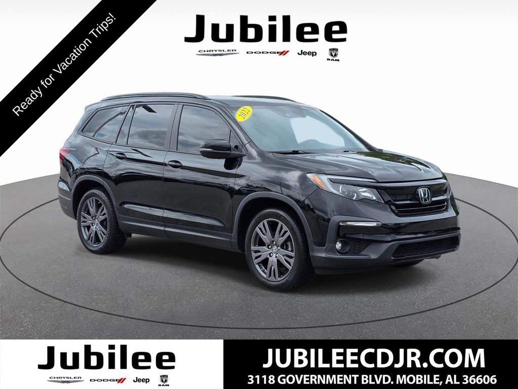Sonic Gray Pearl 2022 Honda Pilot SUV / Crossover Front-Wheel Drive 9-Speed Automatic
