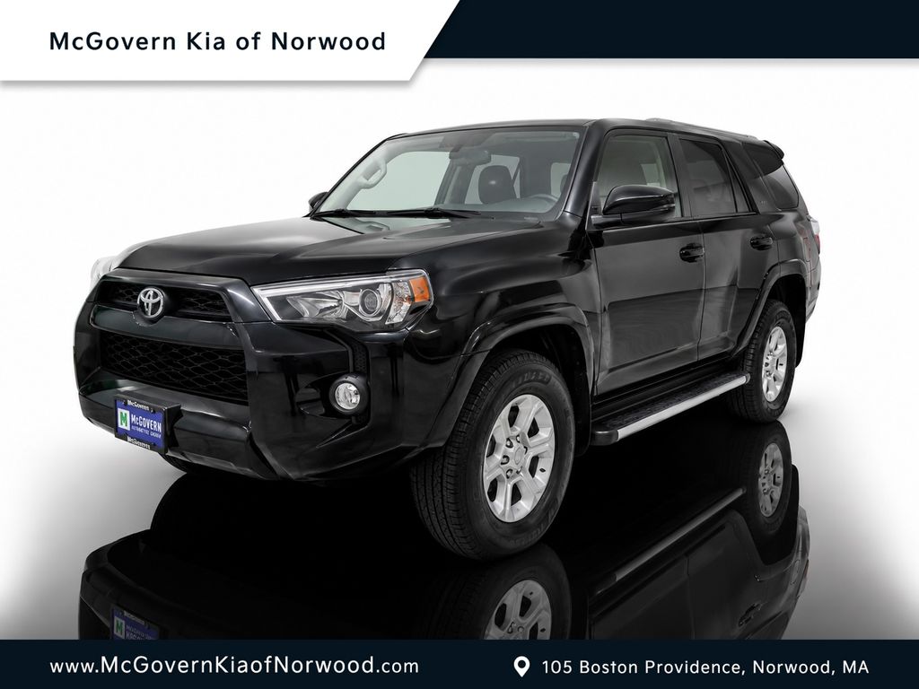 Midnight Black Metallic 2016 Toyota 4Runner SUV / Crossover Four-Wheel Drive 5-Speed Automatic Overdrive