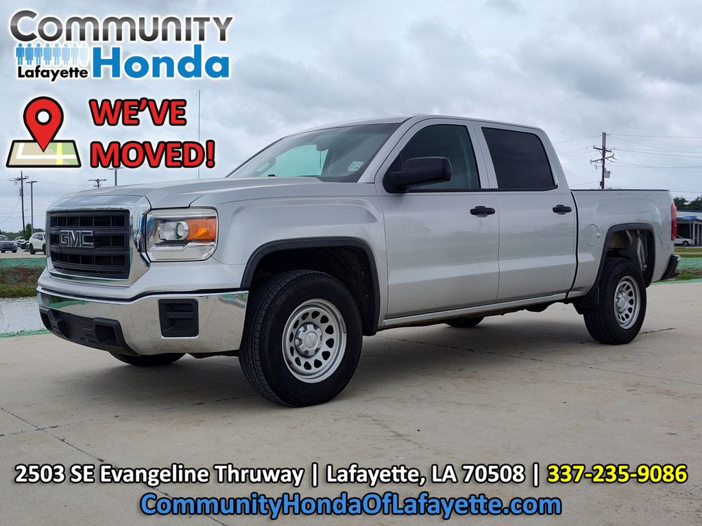 Quicksilver Metallic 2014 GMC Sierra 1500 Base Crew Cab Pickup Truck 4X2 6-Speed Automatic Overdrive