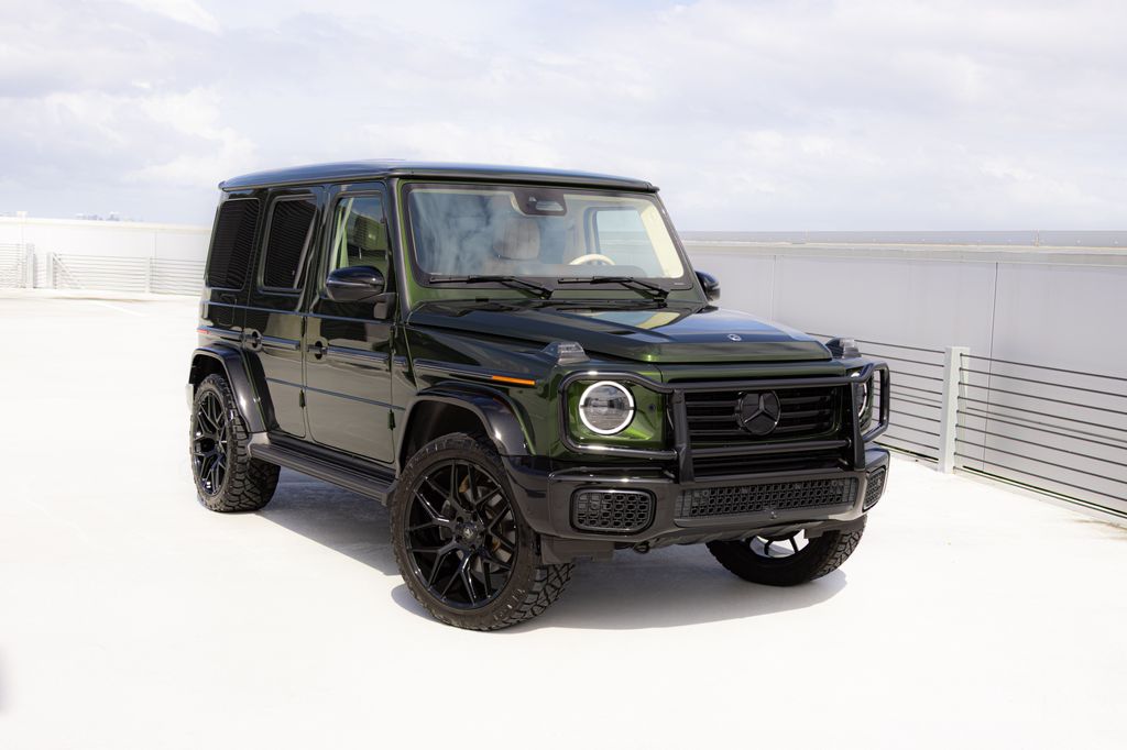 Green (MANUFAKTUR Olive Metallic) 2025 Mercedes-Benz G-Class SUV / Crossover All-Wheel Drive 9-Speed Automatic