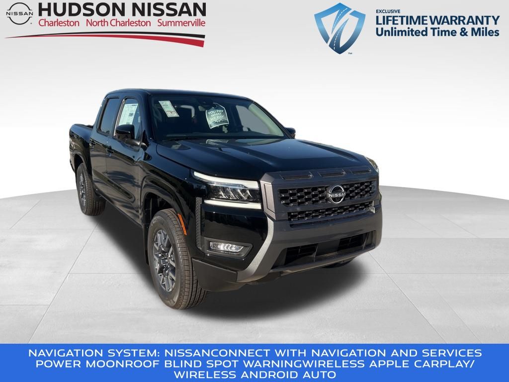 2025 Super Black Nissan Frontier SL Truck