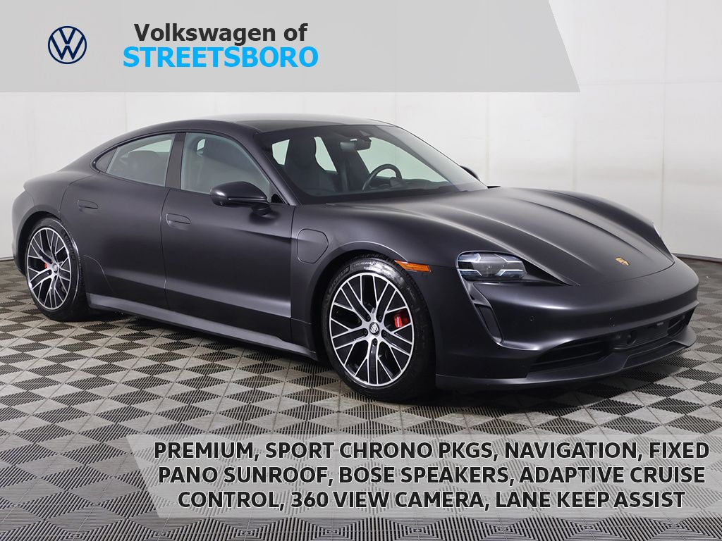 Black 2023 Porsche Taycan Sedan All-Wheel Drive 2-Speed Automatic