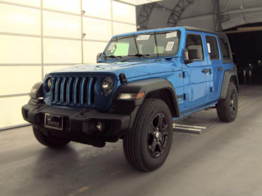 Hydro Blue Pearl Coat 2022 Jeep Wrangler SUV / Crossover Four-Wheel Drive 8-Speed Automatic