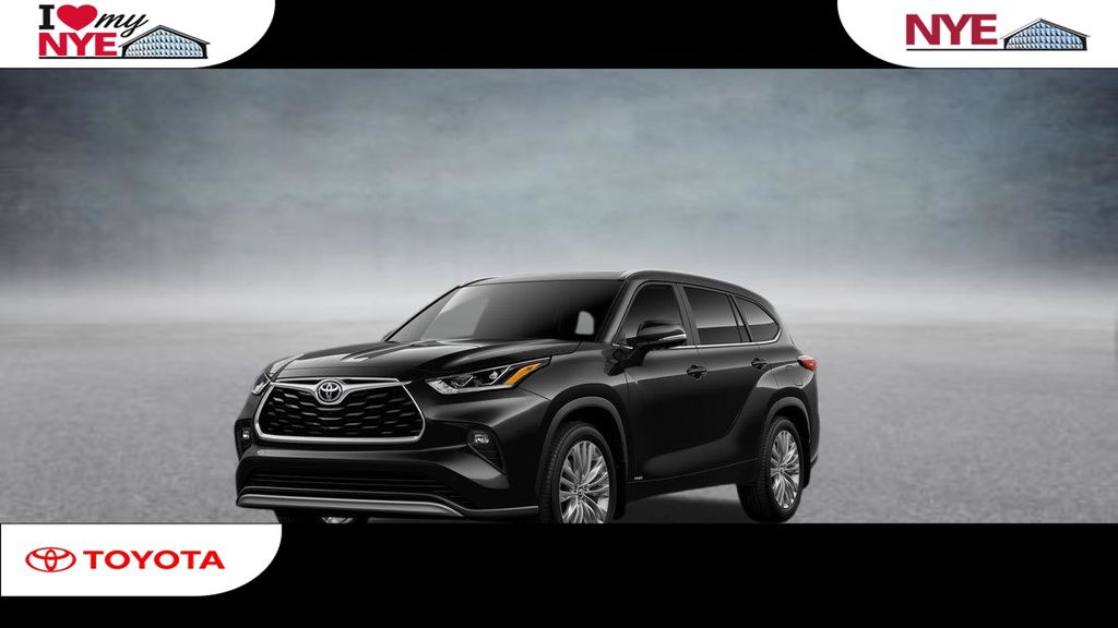 Midnight Black 2026 Toyota Highlander Hybrid SUV / Crossover All-Wheel Drive Continuously Variable Transmission