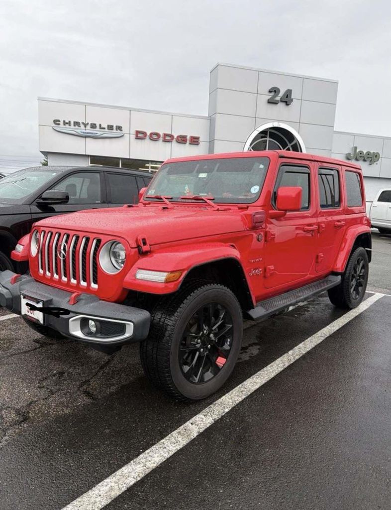 Red Clearcoat 2021 Jeep Wrangler 4xe SUV / Crossover Four-Wheel Drive 8-Speed Automatic