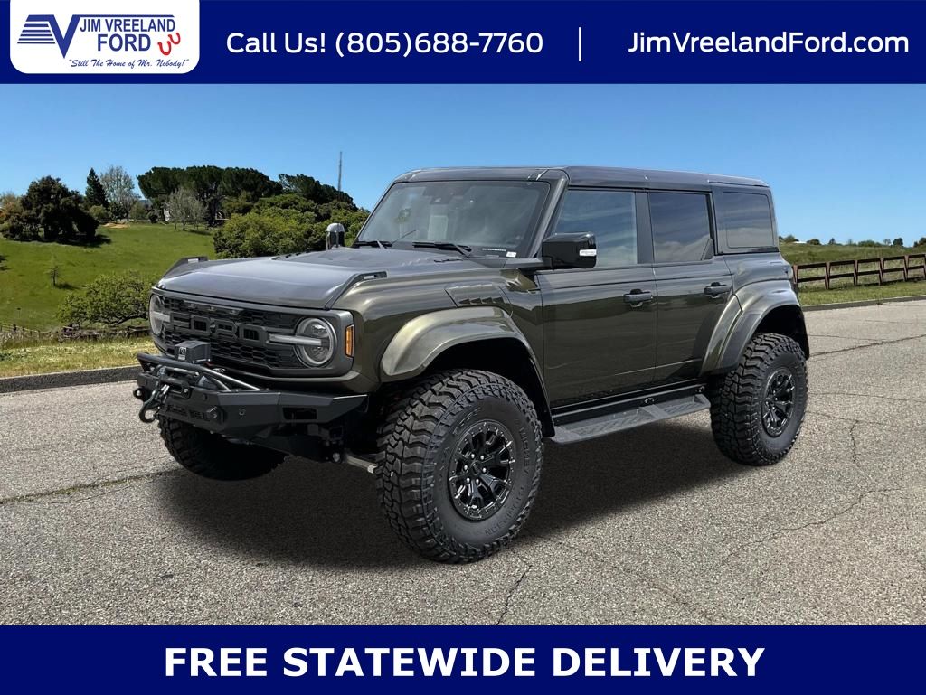 Shelter Green Metallic 2025 Ford Bronco Raptor 4WD SUV / Crossover Four-Wheel Drive Automatic