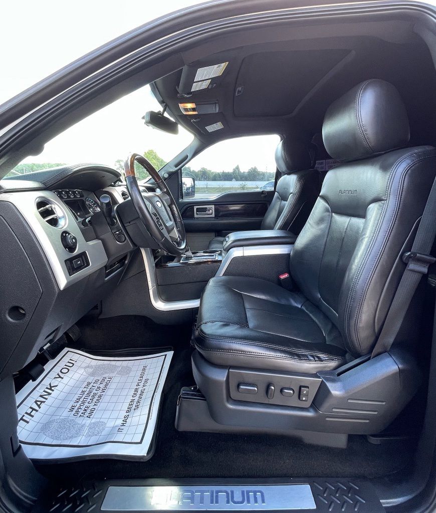 2013 Ford F-150 Platinum White at Bayway Cadillac of The Woodlands