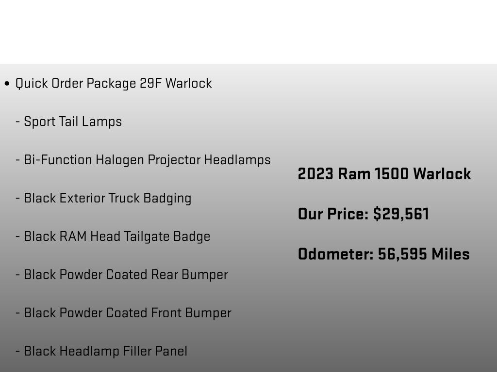 2023 Ram 1500 Classic Warlock - 5