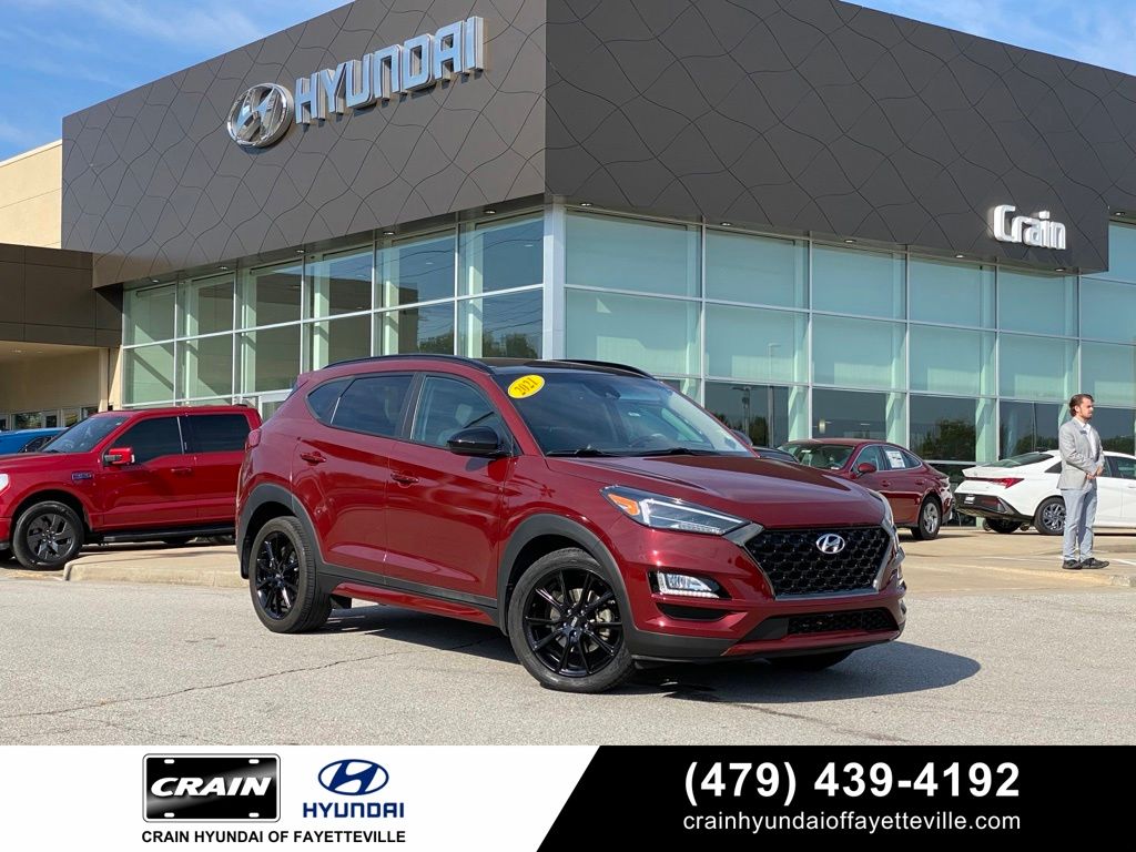 Red 2019 Hyundai Tucson SUV / Crossover Front-Wheel Drive 6-Speed Automatic