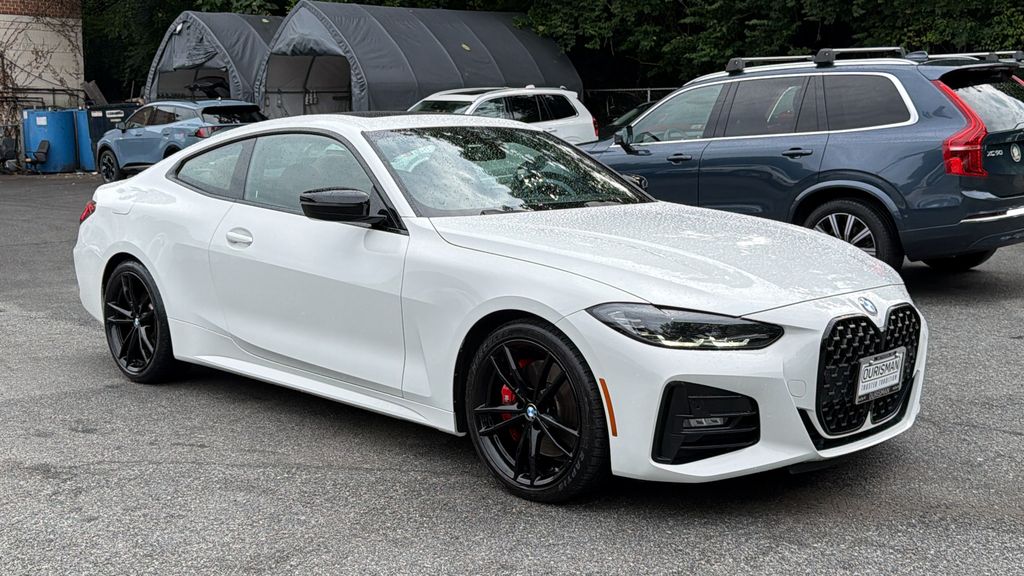 Alpine White 2024 BMW 4 Series Coupe Rear-Wheel Drive 8-Speed Automatic