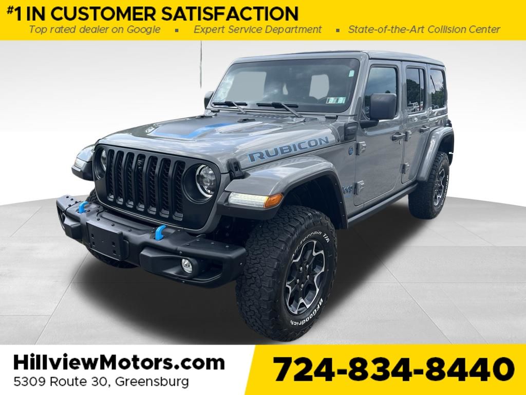 Sting-Gray Clearcoat 2023 Jeep Wrangler 4xe Rubicon 4WD SUV / Crossover Four-Wheel Drive 8-Speed Automatic