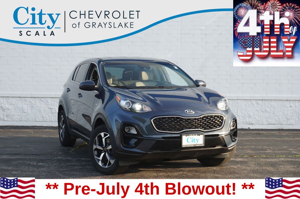 Pacific Blue 2020 Kia Sportage SUV / Crossover All-Wheel Drive 6-Speed Automatic Overdrive