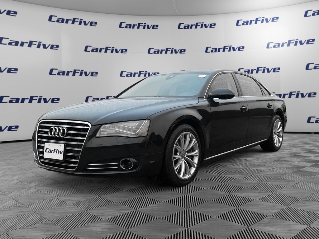 Black 2012 Audi A8 L quattro AWD Sedan All-Wheel Drive 8-Speed Automatic