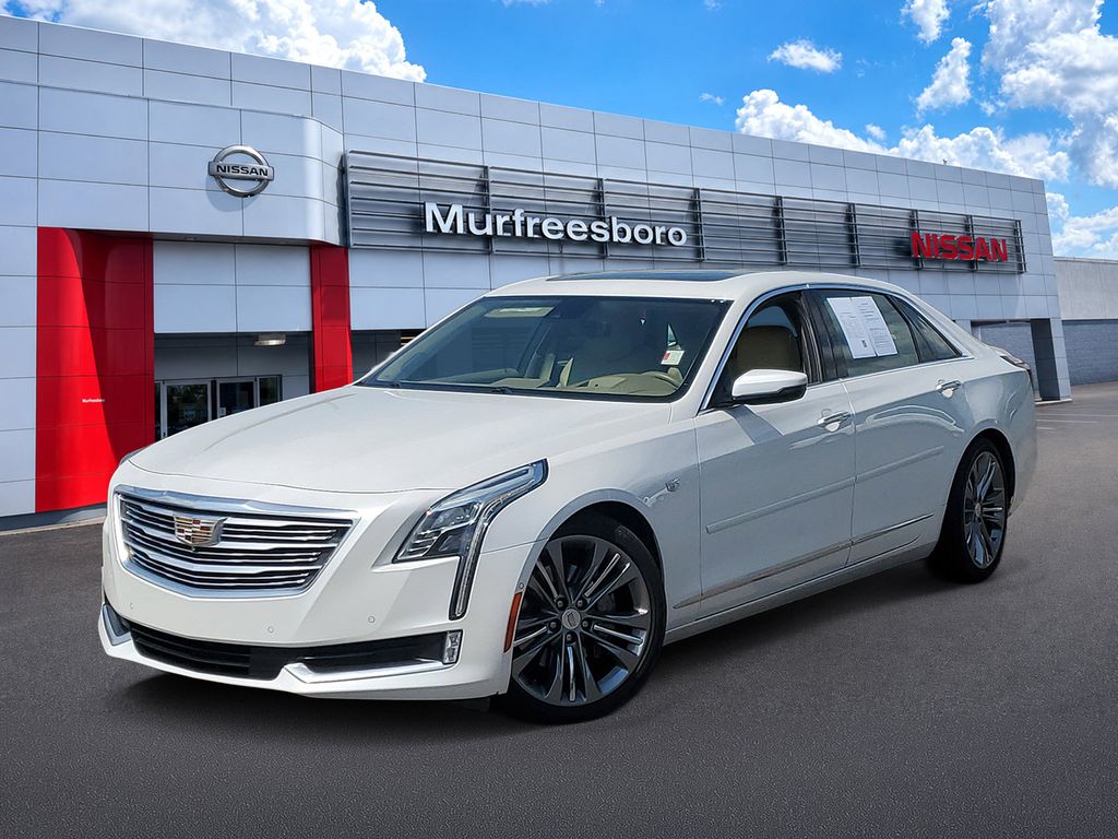 Crystal White Tricoat 2017 Cadillac CT6 Sedan All-Wheel Drive 8-Speed Automatic
