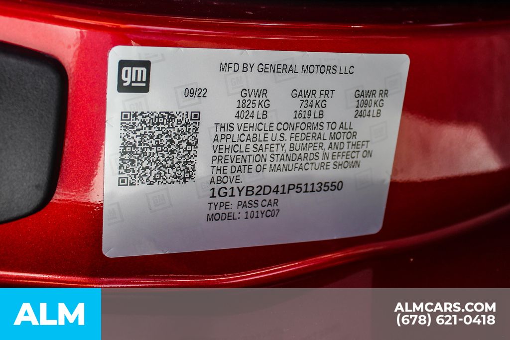 Used 2023 Red Chevrolet Stingray image 37