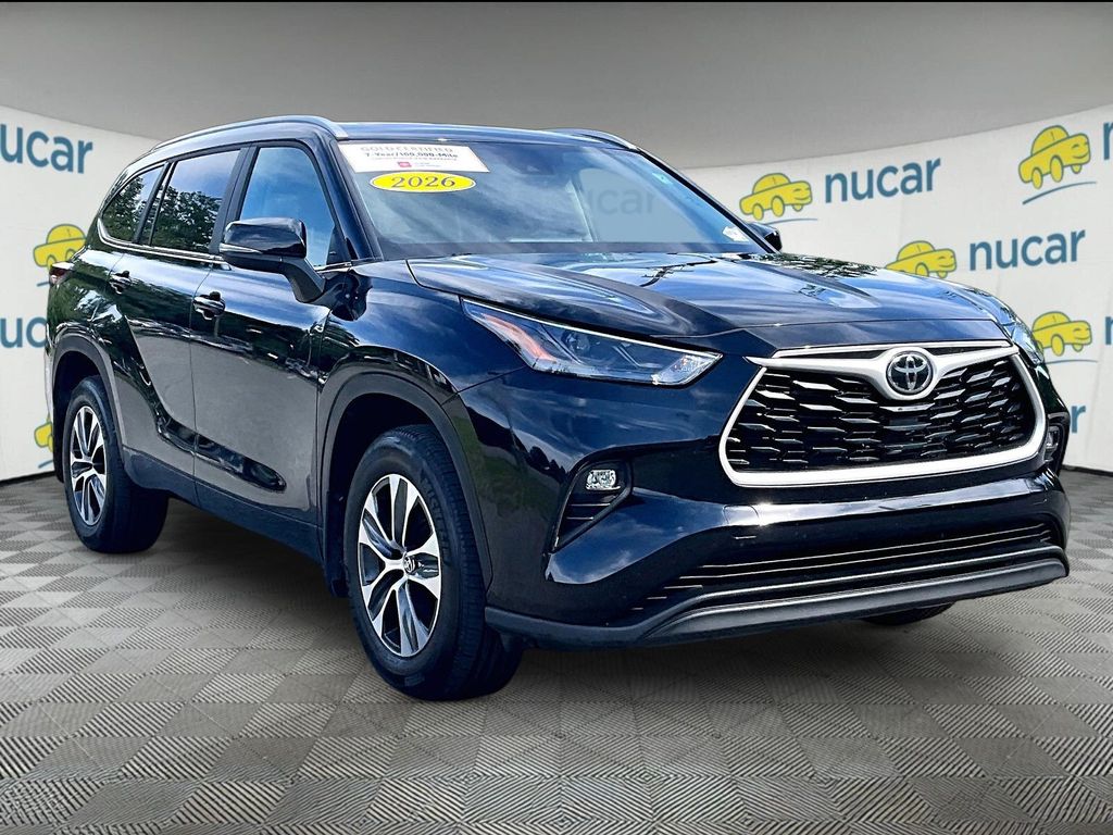 Midnight Black Metallic 2026 Toyota Highlander SUV / Crossover All-Wheel Drive 8-Speed Automatic