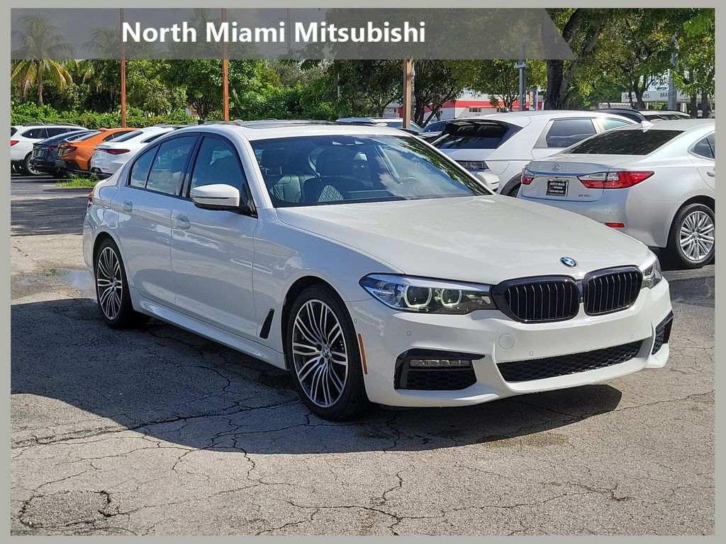 Alpine White 2020 BMW 5 Series Sedan All-Wheel Drive 8-Speed Automatic