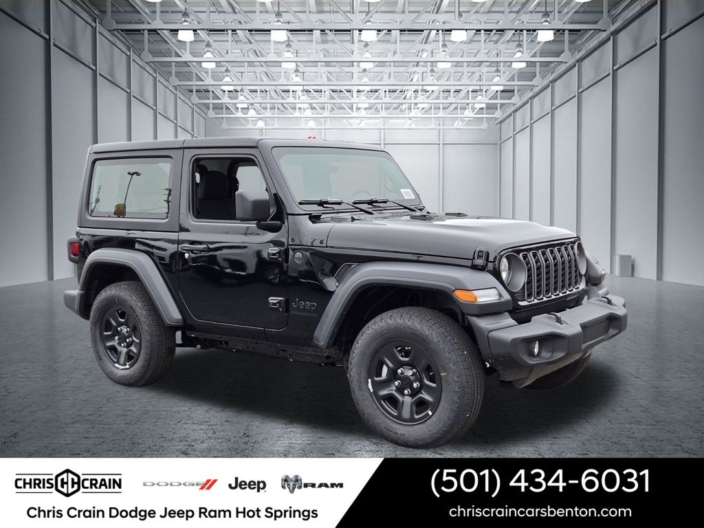 Black Clearcoat 2026 Jeep Wrangler SUV / Crossover Four-Wheel Drive 8-Speed Automatic